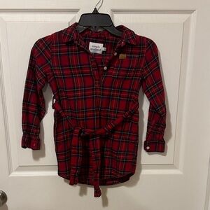 Simply Southern Kids Plaid Dress - Red and Blue